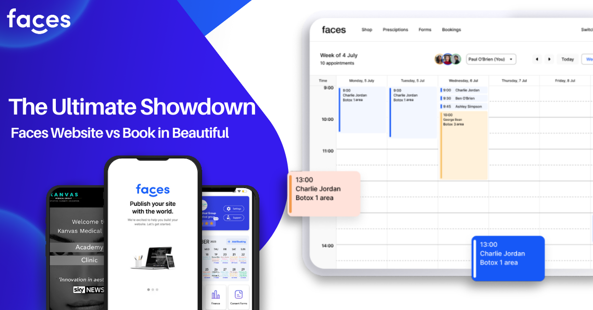 Explore Faces and Book In Beautiful to find the best website builder for beauty businesses. Compare features, ease of use, and more to choose wisely.