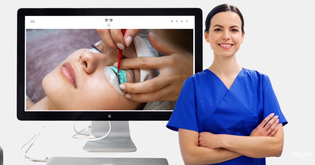 Unlock success as eyelash specialists with our guide to 8 major website advantages. Learn, grow, and excel with Faces' web builder.