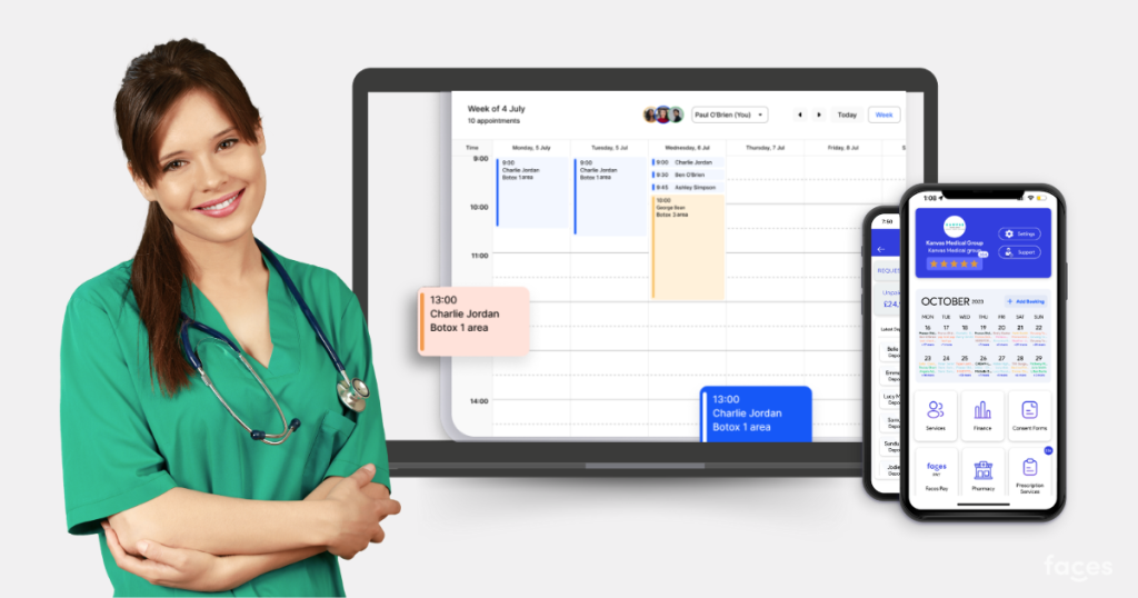 Faces Nurse Scheduling Software: The key to efficient appointment management and improved client satisfaction.