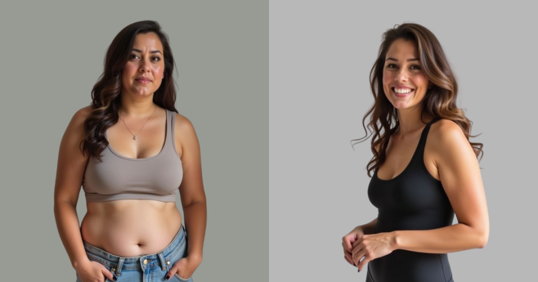 How Mounjaro Helps You Lose Weight: A Simple Breakdown vs. The Science Behind It 2 weightloss injections potential before and after