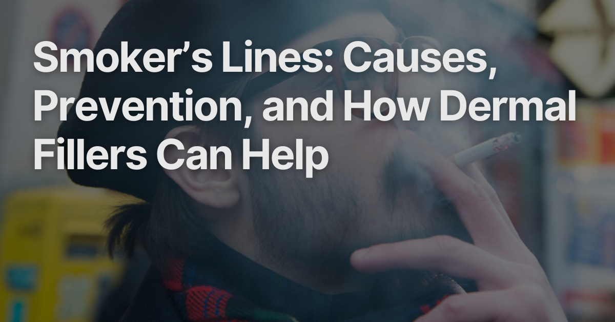 Person smoking a cigarette with smoke rising in the air.