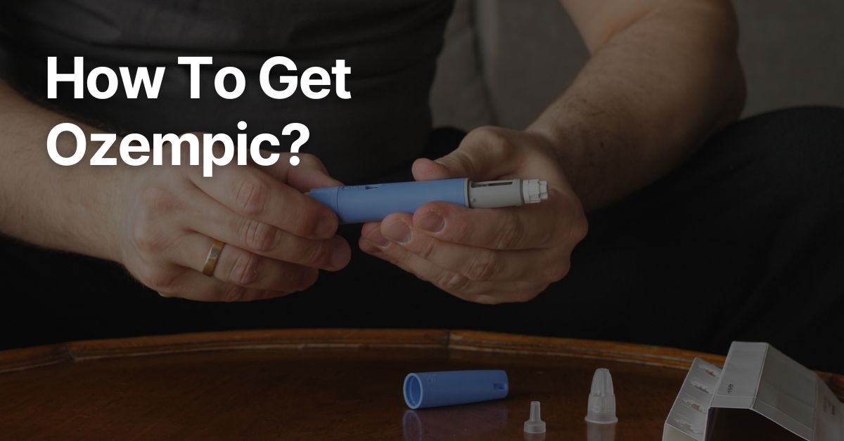 Patient injecting Ozempic (semaglutide) using a prefilled pen, seated at a table.