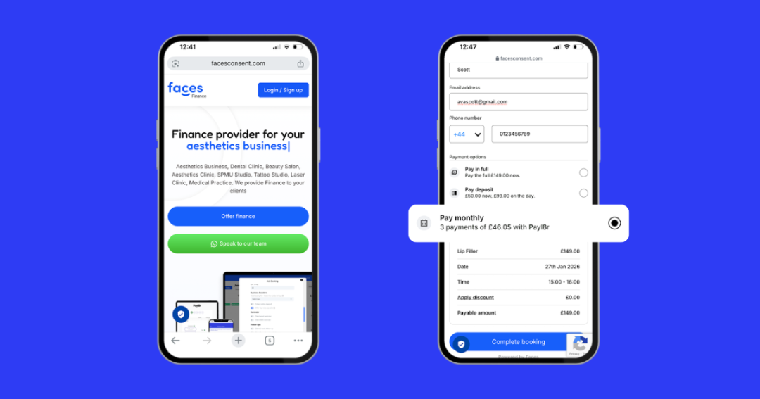 faces consent buy now pay later