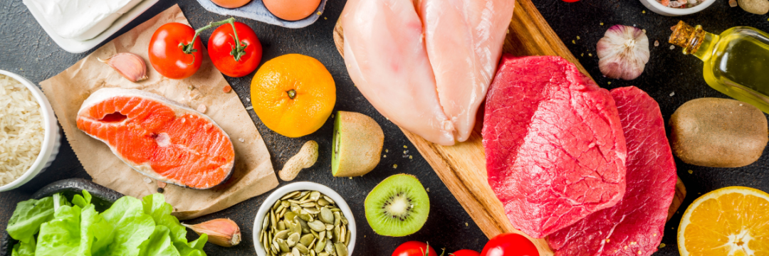 Fresh sulfur-rich vegetables and whole foods, including broccoli, garlic and citrus, that support the body's natural glutathione production.