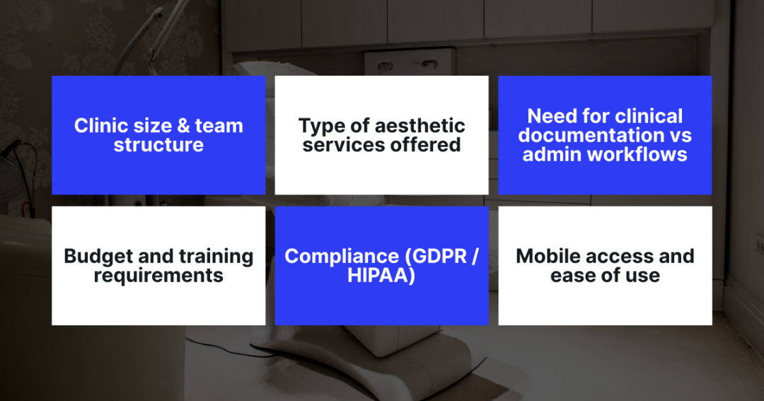 checklist on how to choose the right system