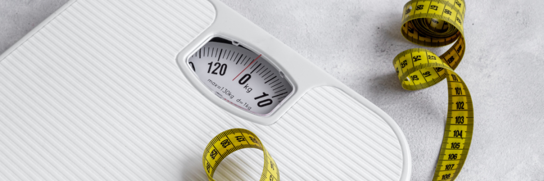 Visual depiction of weight loss.