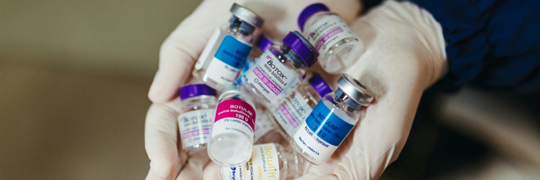Botulinum Toxin Injections: Where to Buy Botox Online? 1 A practitioner in clinical gloves holds Botox vials while reviewing a prescription in a treatment room.