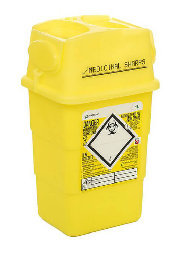 Buy Sharpsafe 1 Litre Sharps Container, Sharpsafe 1 Litre Sharps ...