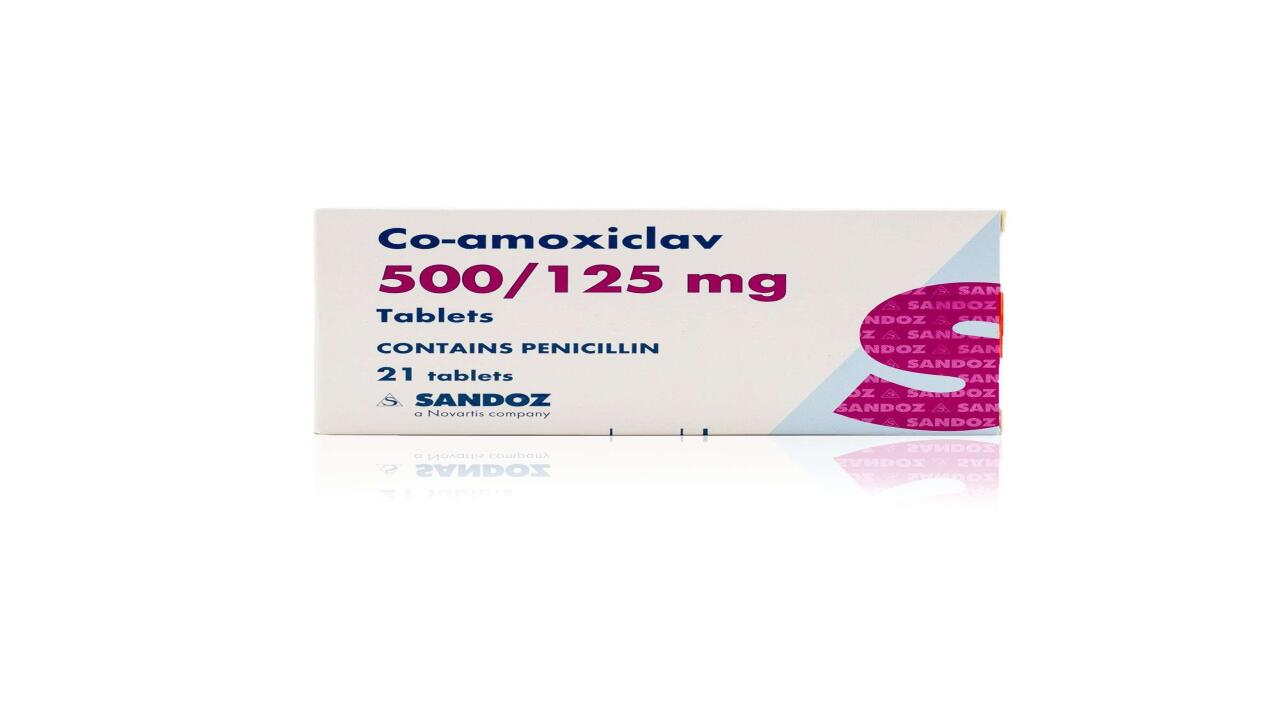 Co-Amoxiclav 500/125mg Tablets - 21 Pack for Infections