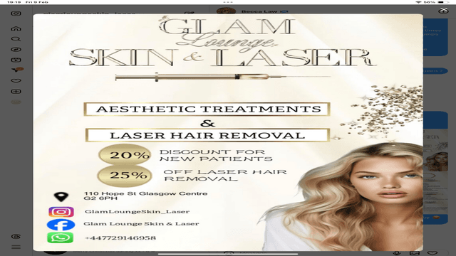 Glam lounge Slin and Laser