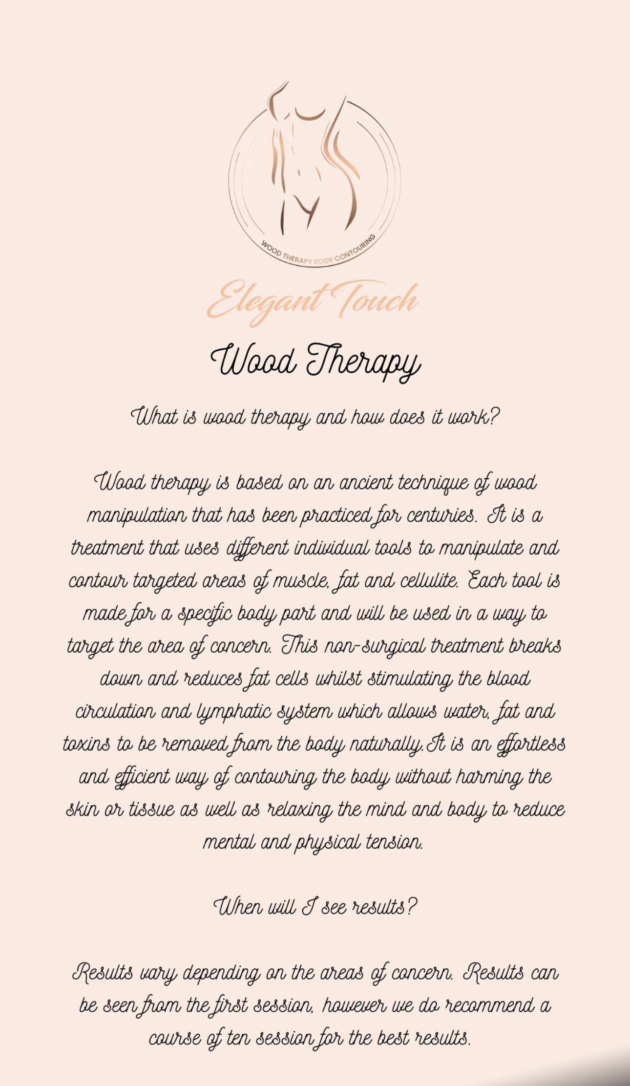 Elegant touch wood therapy body contouring image 3
