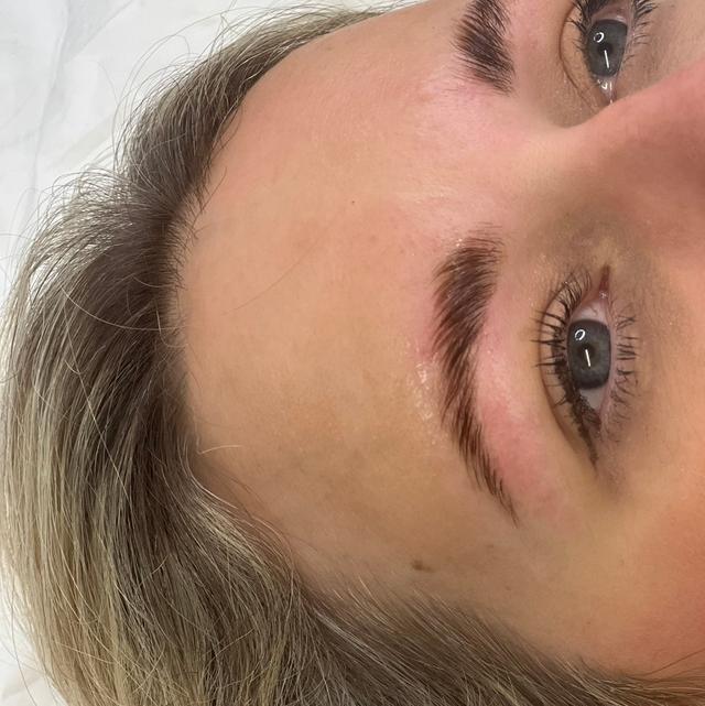 after Brow Lamination treatment
