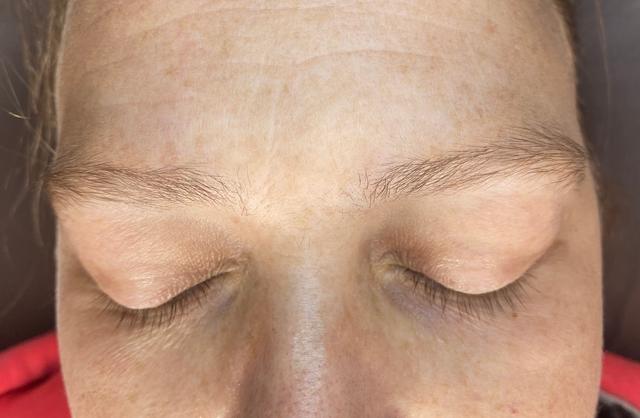 before Brow Threading treatment