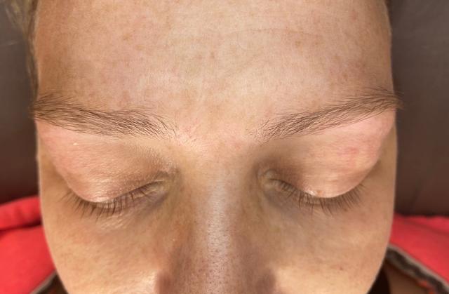 after Brow Threading treatment