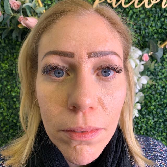after Eyelash Extensions treatment