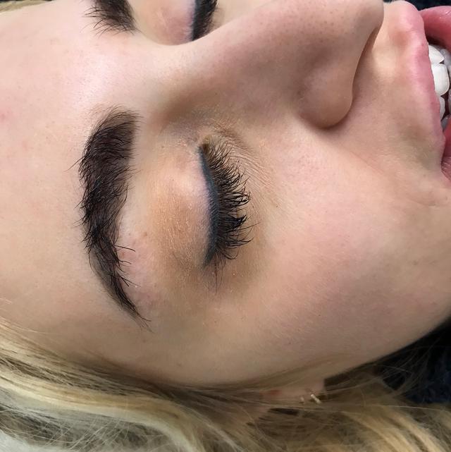 before Ombre Brows treatment