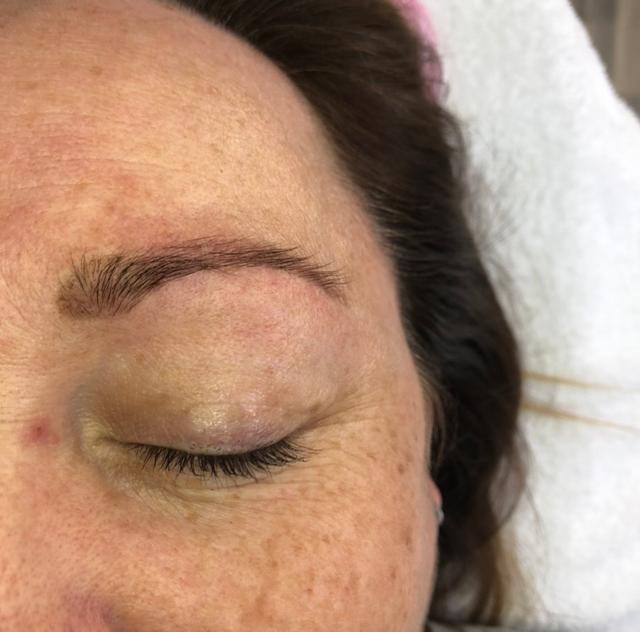after Henna Brows