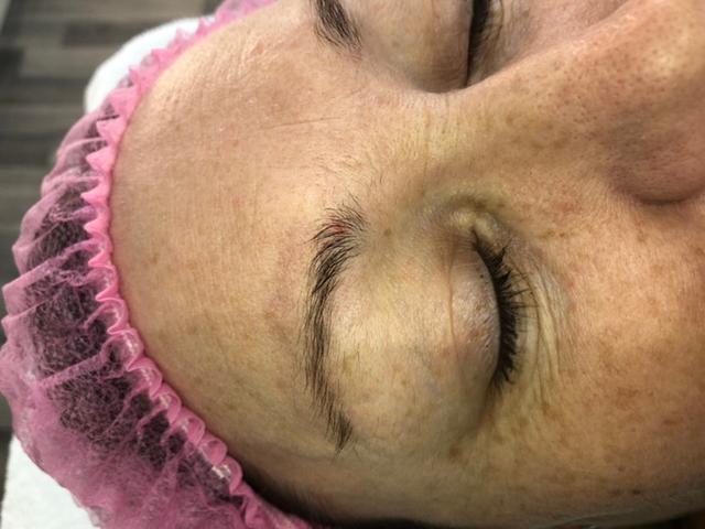 before Henna Brows