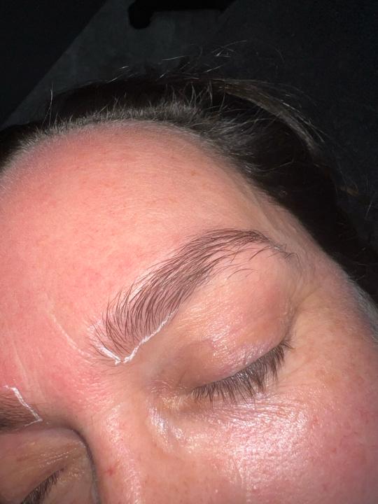 before Brow Waxing treatment