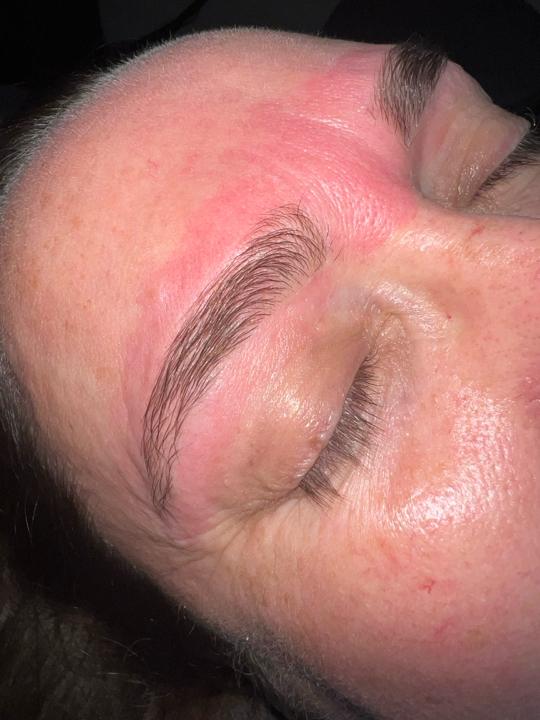 after Brow Waxing treatment