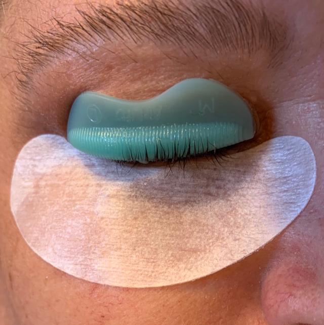 before LVL Lashes treatment