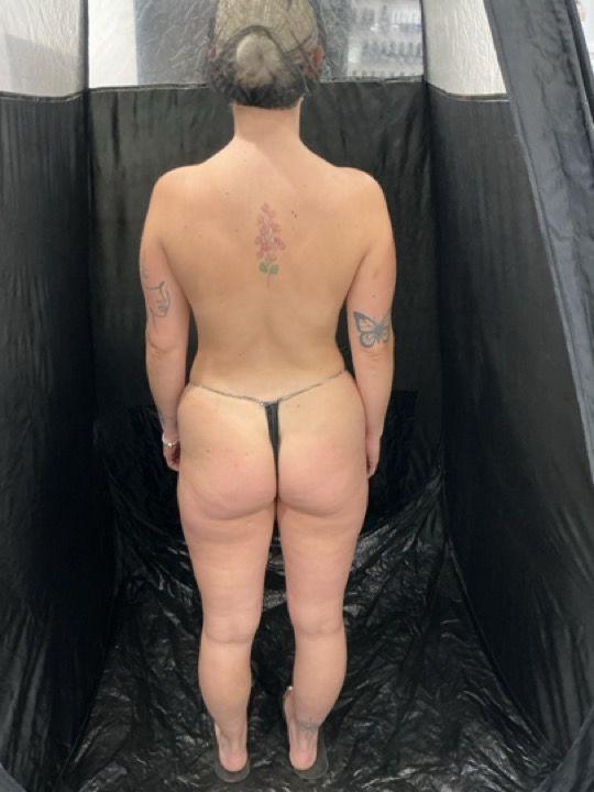 Look before Spray Tan treatment