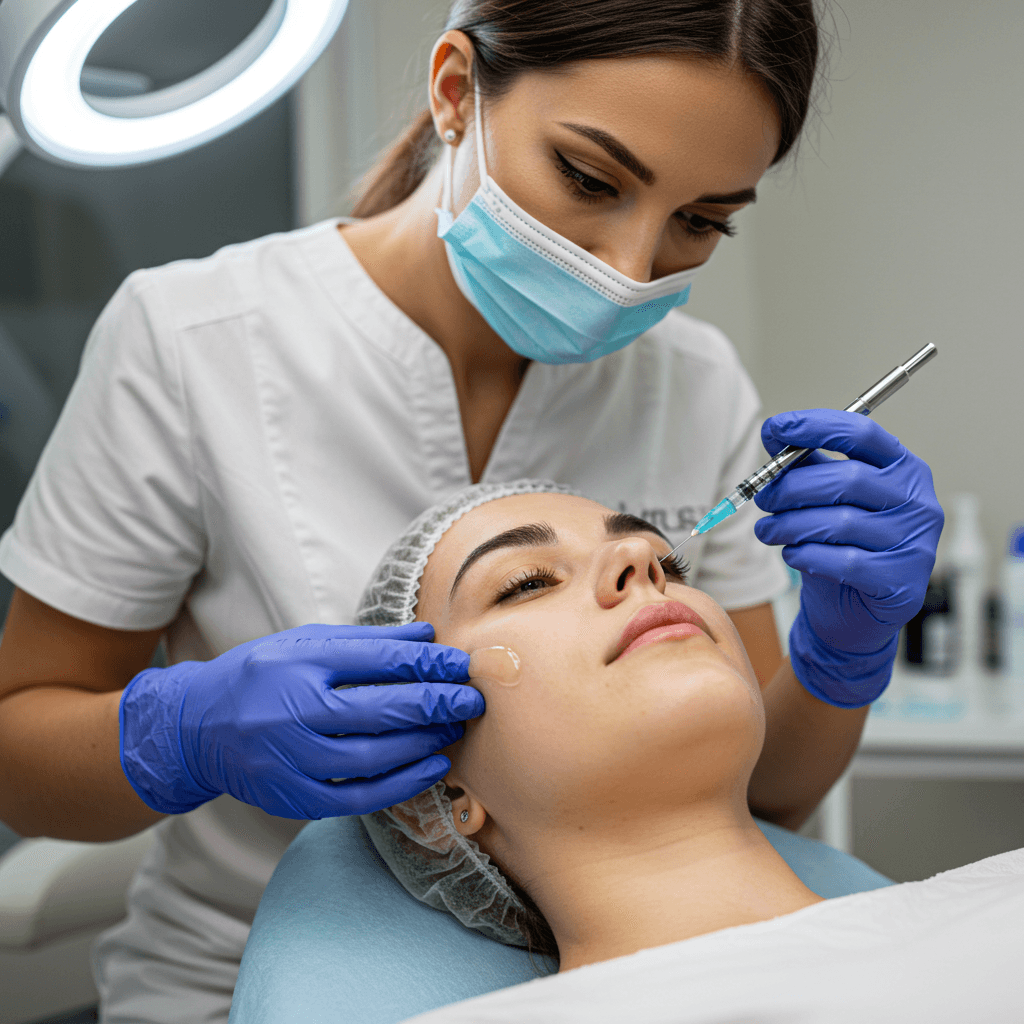 Cheek Filler treatment in Glasgow