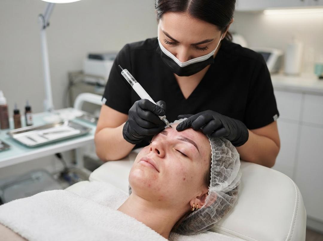 Microblading treatment in London