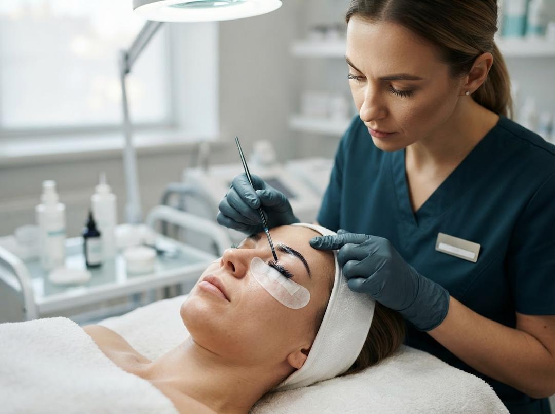 Eyelash Tinting treatment in Glasgow