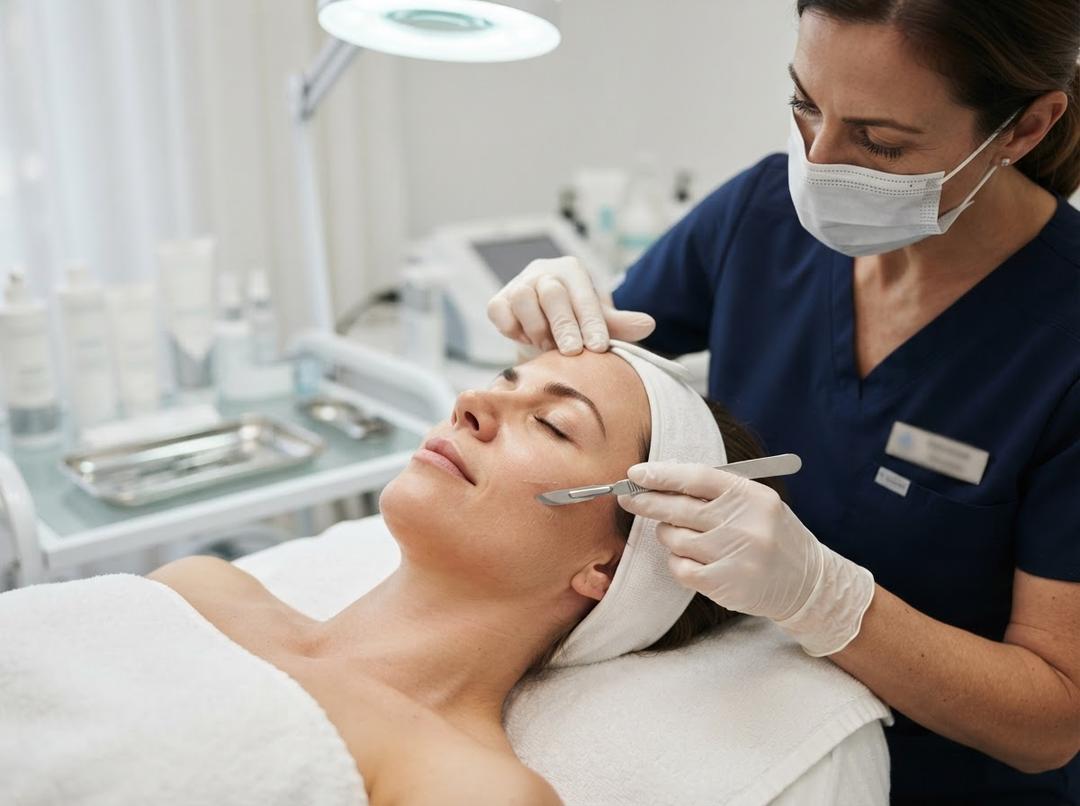 Dermaplaning treatment in London